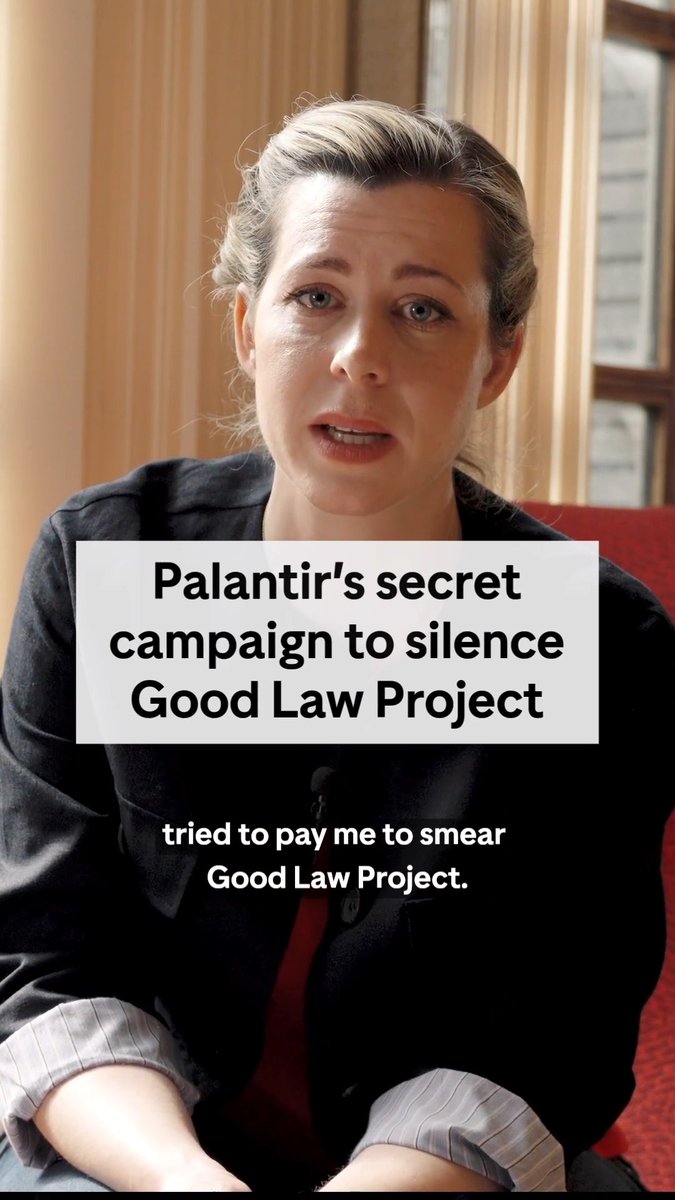 NHS campaigner reveals how spy-tech giant Palantir tried to secretly hire influencers to smear Good Law Project. Listen to The Shadow Contract now: