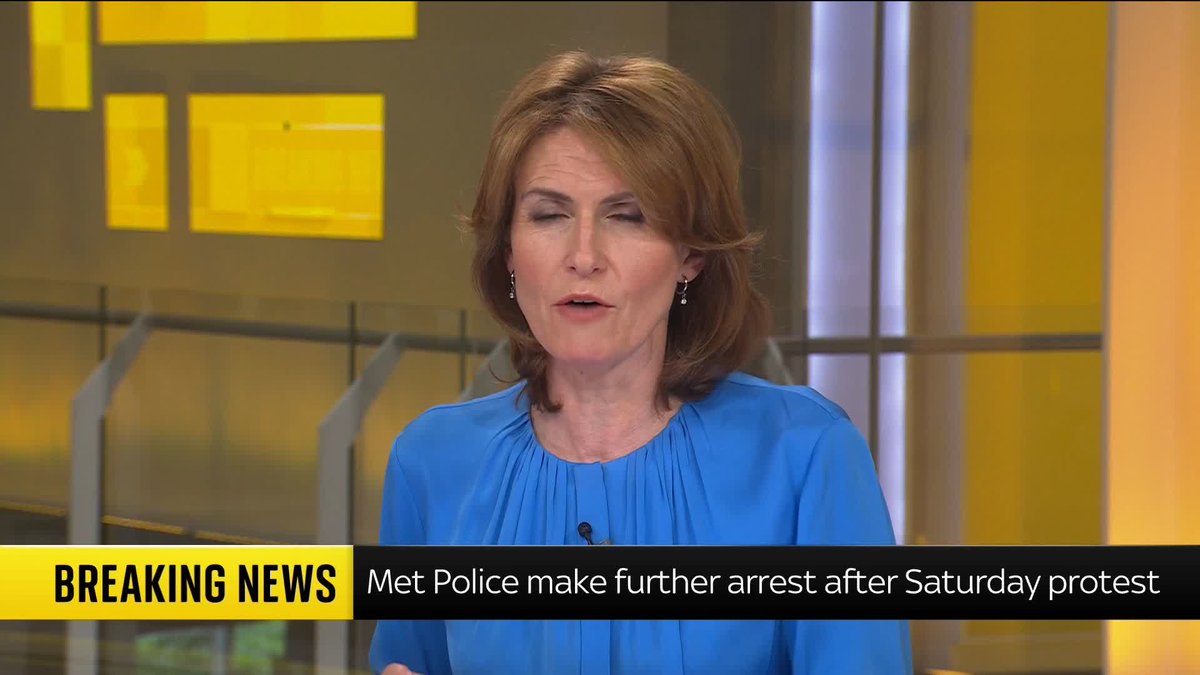 BREAKING: Two people have been charged after 43 arrests were made during protests in central London at the weekend. 📺 Sky 501 and YouTube