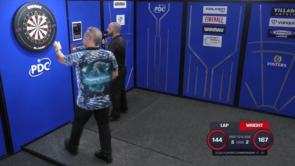 LAP SHINES AGAINST SNAKEBITE! ✨ 🎯 104.81 average 👀 6/12 doubles 💪 4x 180s A sensational performance from Sietse Lap who produces a career-high average against Peter Wright! 📺 #PC17