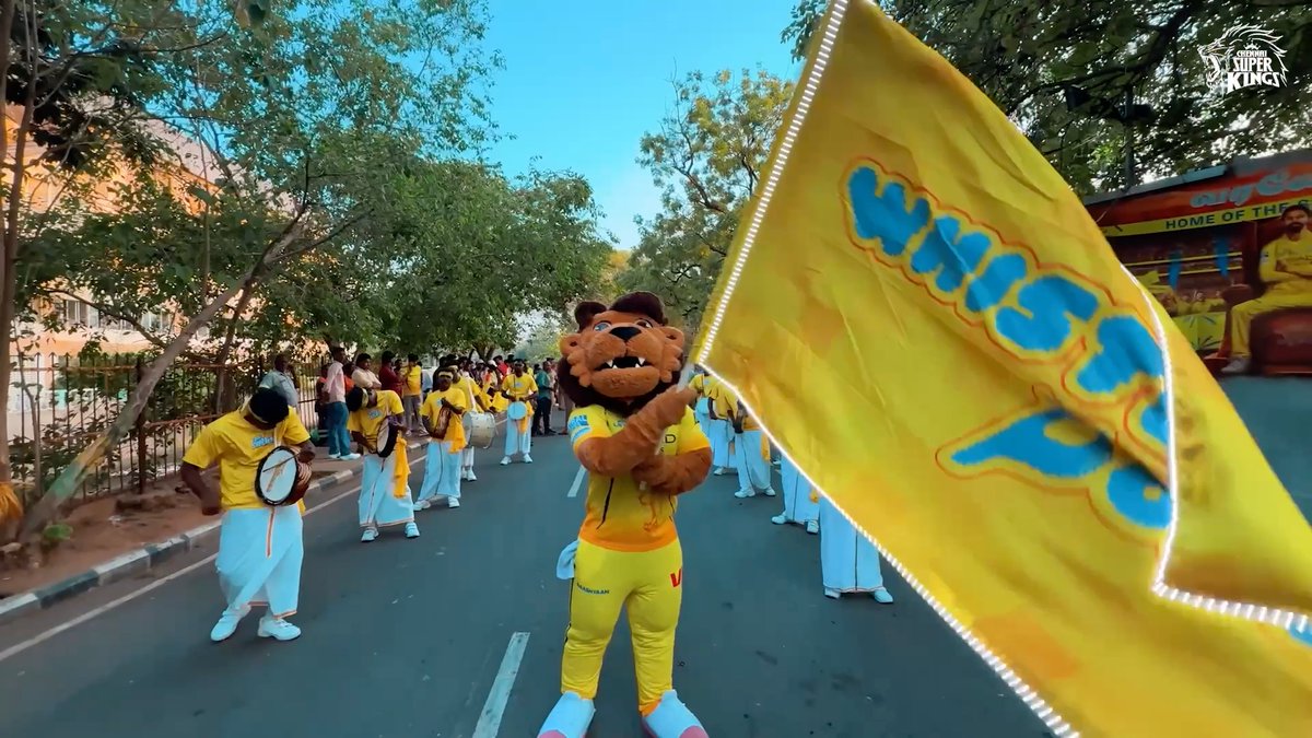 Anbuden izza vibe! 🥳🕺 #WhistlePodu #CSKvSRH