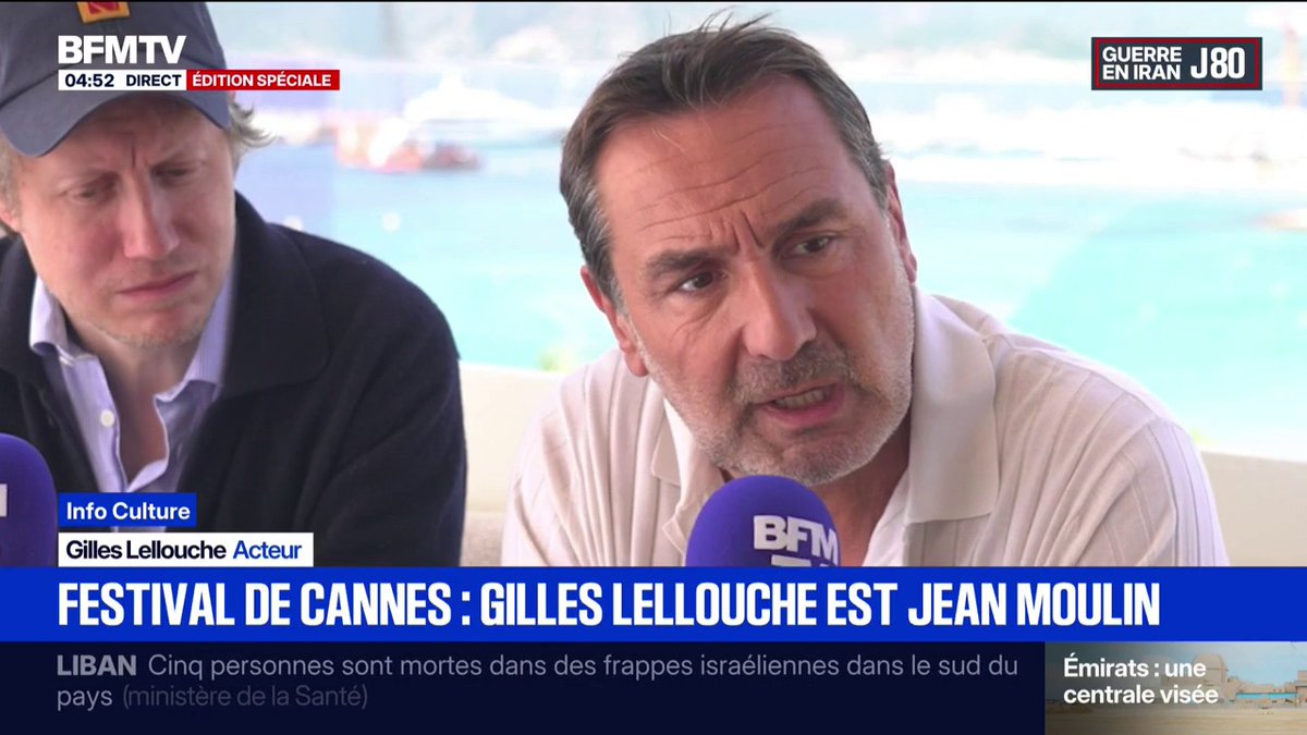 Festival de Cannes : Gilles Lellouche dans la peau... de Jean Moulin