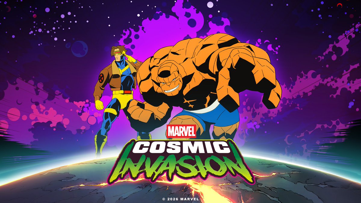 Two new Super Heroes join the fight against Annihilus! Play as The Thing and Cyclops in this first DLC update for MARVEL Cosmic Invasion, available NOW💥