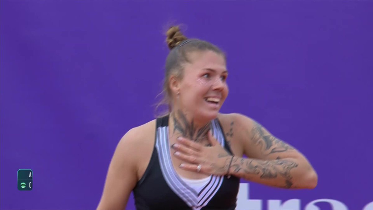 What it means 💚 Oleksandra Oliynykova digs deep for the three set win! #IS26