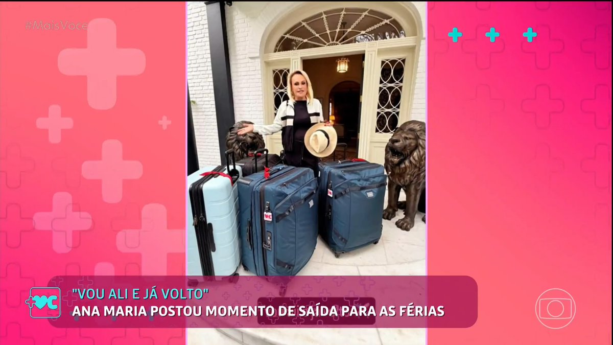 🚨AGORA: Ana Maria Braga viajou para Nova York durante suas férias e deixou Tati Machado e Gil do Vigor no comando do programa.