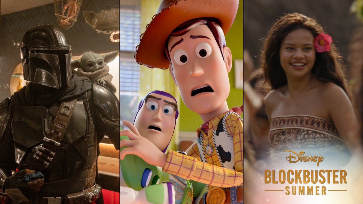Your summer starts here. #SummerofDisney Mark your calendars: ✨ Star Wars: The Mandalorian and Grogu, only in theaters May 22 🚀 Toy Story 5, only in theaters June 19 🌊 Moana, only in theaters, July 10