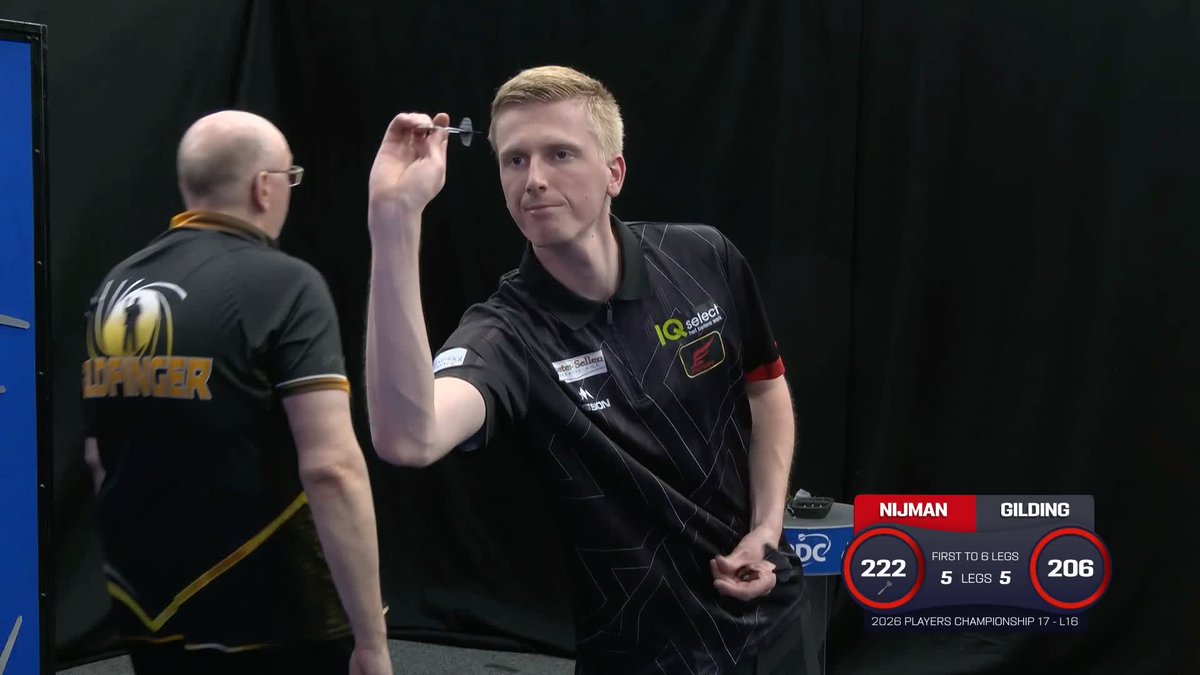 NIJMAN NABS IT! What a contest in Leicester 😮💨 Wessel Nijman comes back from 5-3 down - surviving a match dart from Andrew Gilding - to emerge 6-5 winner and set-up a fantastic last eight showdown against Luke Humphries! 📺 #PC17