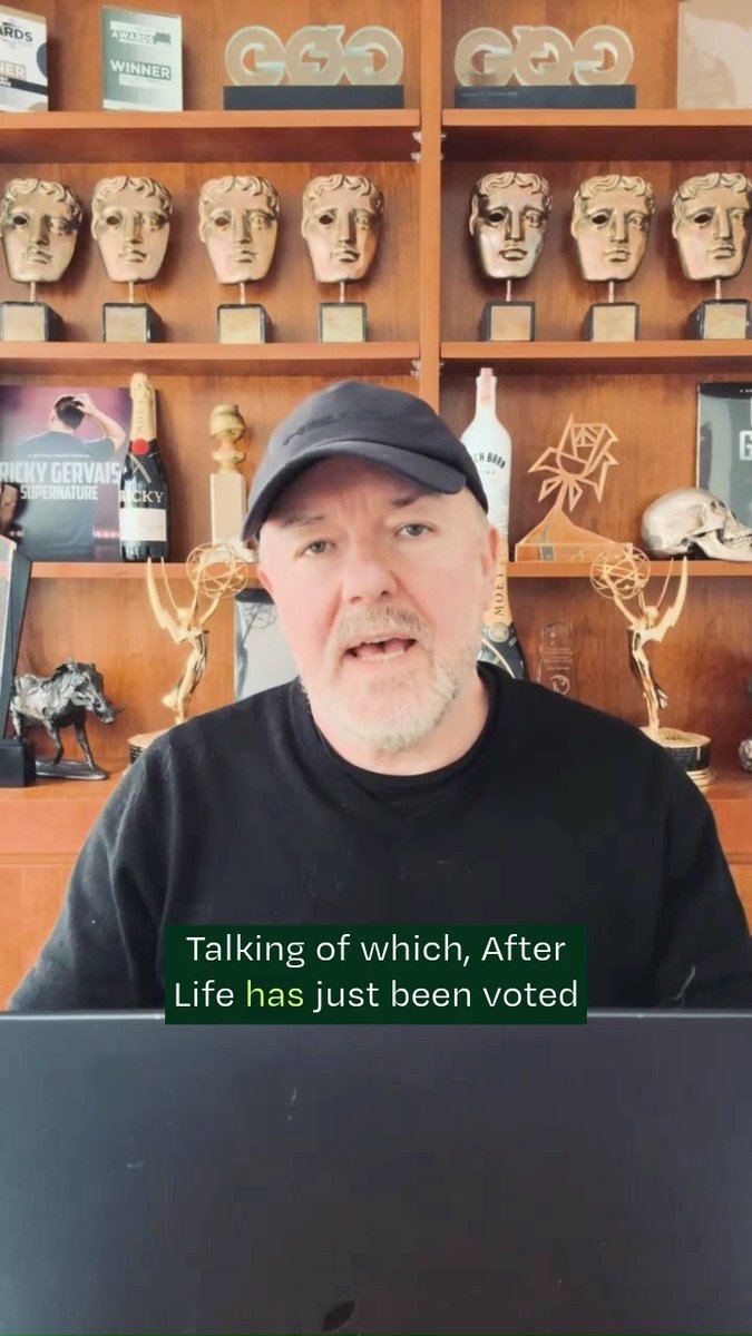 Presenting the winner of RT's Comedy Poll... Ricky Gervais! Pick up this week's issue to hear from the brains behind Britain's best modern comedy – plus the top 10 laugh-out-loud TV favourites chosen by RT readers.