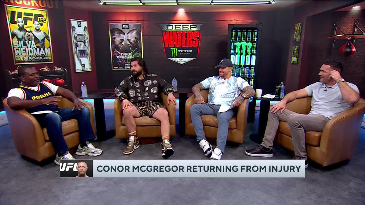 "He's the most exciting dude pre-fight that I've ever seen in my life." The Deep Waters crew praises Conor McGregor's trash talk