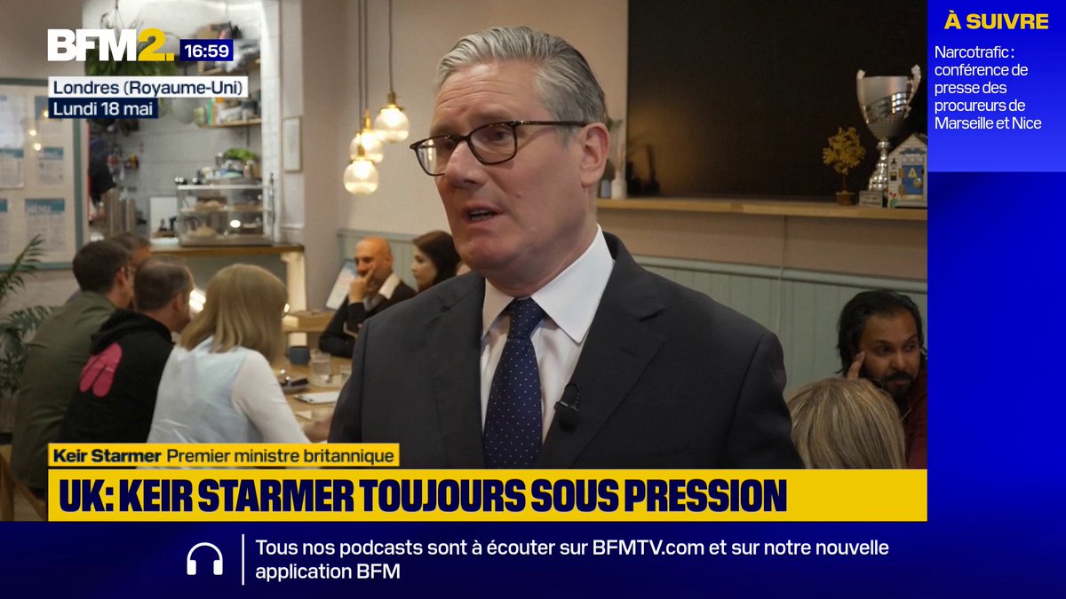 Keir Starmer sous pression: "Je veux vraiment me battre pour la prochaine élection", déclare le Premier ministre britannique #BFM2