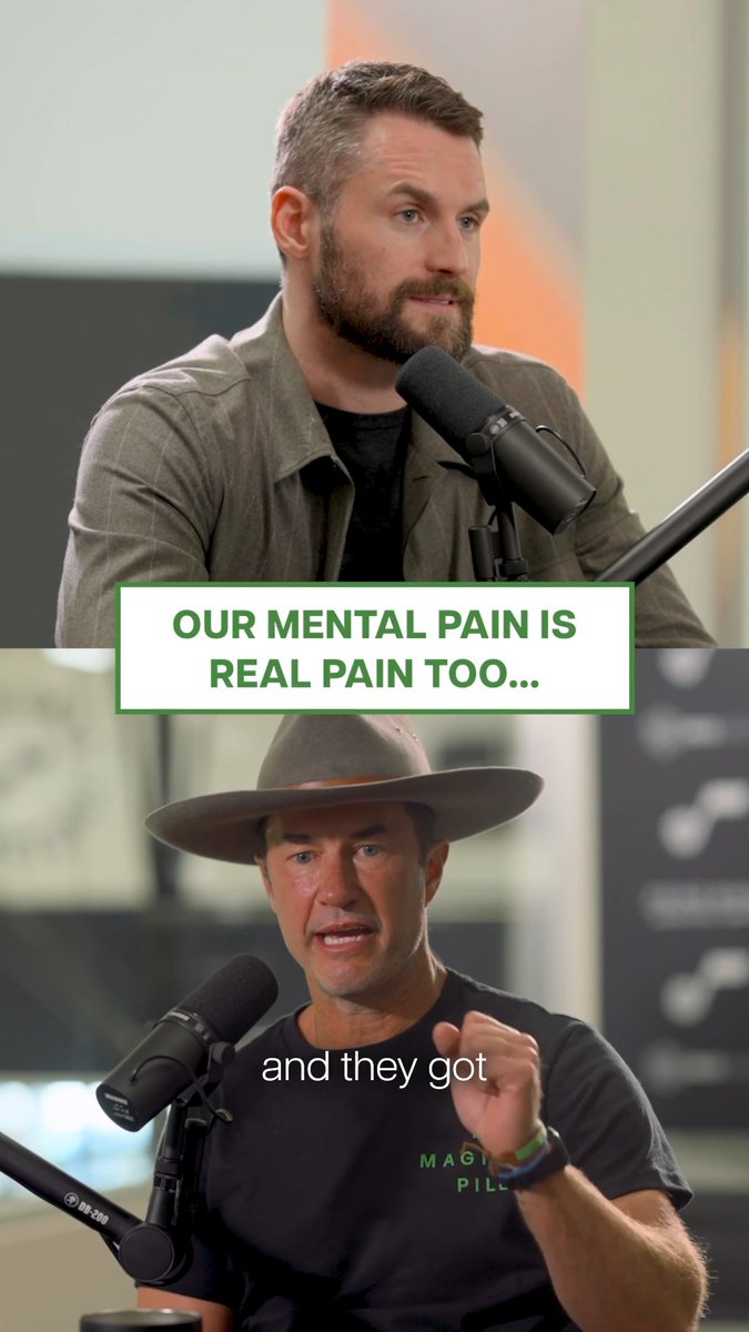 If your friend broke their leg you would drive them to the hospital, sit with them through physical therapy, and not say a word about the trash not being taken out. Nobody questions a broken leg. But when I went through two years of severe depression, people looked at my kids, my house, and my bank account and told me to get over it. That is the part about mental illness that nobody talks about enough. You can't see it. And because you can't see it, people assume it isn't real or that you don't have a good enough reason to be feeling it. Kevin Love and I got into exactly this in this episode of the No Magic Pill podcast. A man who had every external marker of success and was still fighting battles that nobody around him could see. It doesn't matter what you have on the outside. That is not how this works. Have you ever been dismissed or told to just get over something you were genuinely struggling with? The episode is live now. Click the link in the bio to listen. Kevin Love