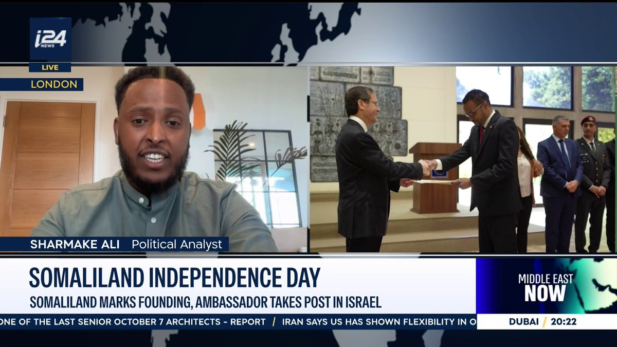 'It's a hugely symbolic gesture from the State of Israel, and I think that hasn't gone amiss to a number of Somalilanders' Sharmake with Nicole Zedeck on #MiddleEastNow
