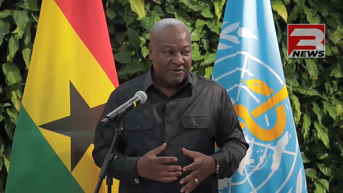 President John Dramani Mahama has presented a symbolic Ghanaian cultural plaque to the World Health Organization headquarters in Geneva, Switzerland, on the sidelines of the 79th World Health Assembly, the first of its kind by an African country. #3NewsGH #TV3GH