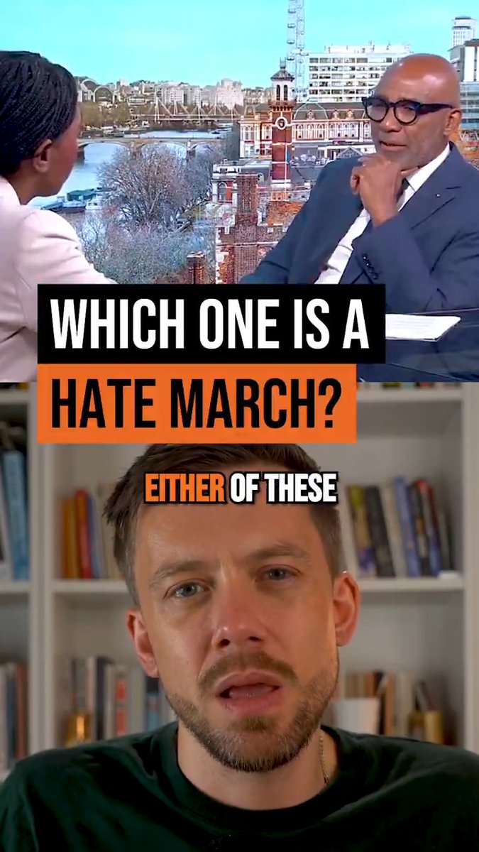 Marching against genocide is a hate march. Marching to "stop Islam", kick out Muslims and prepare for civil war isn't a hate march. The world has been turned on its head.