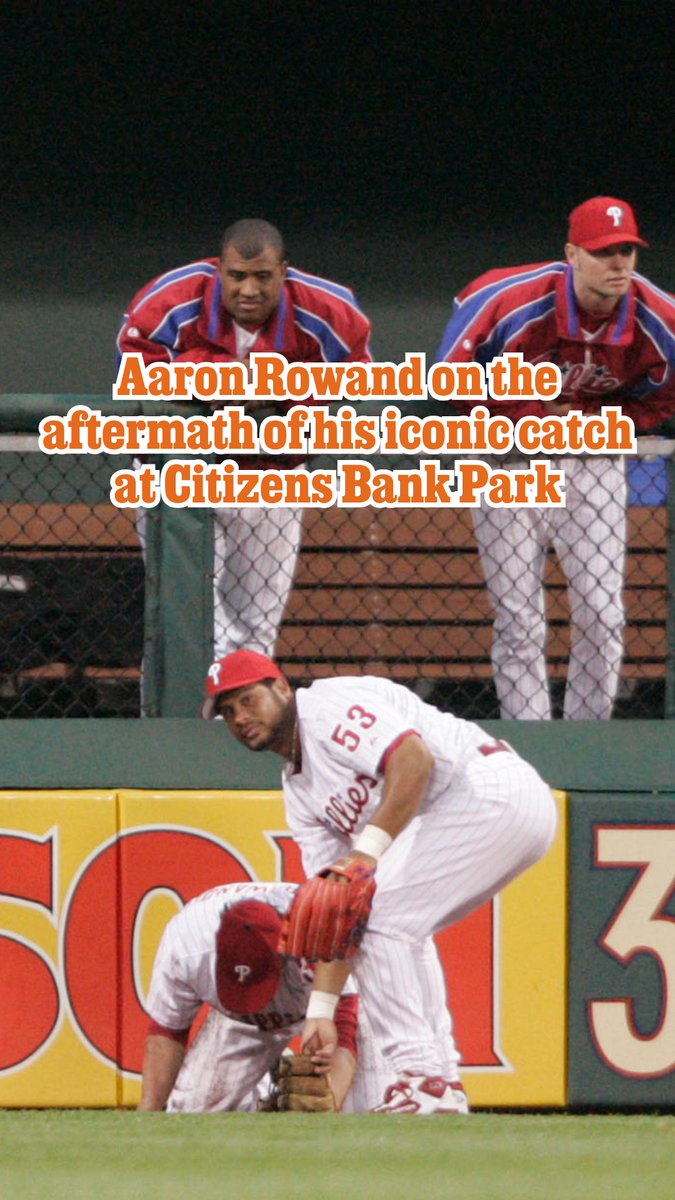 Aaron Rowand's iconic catch in 2006 came with a pretty painful price. Rowand shared the details on a recent edition of Phillies Extra.