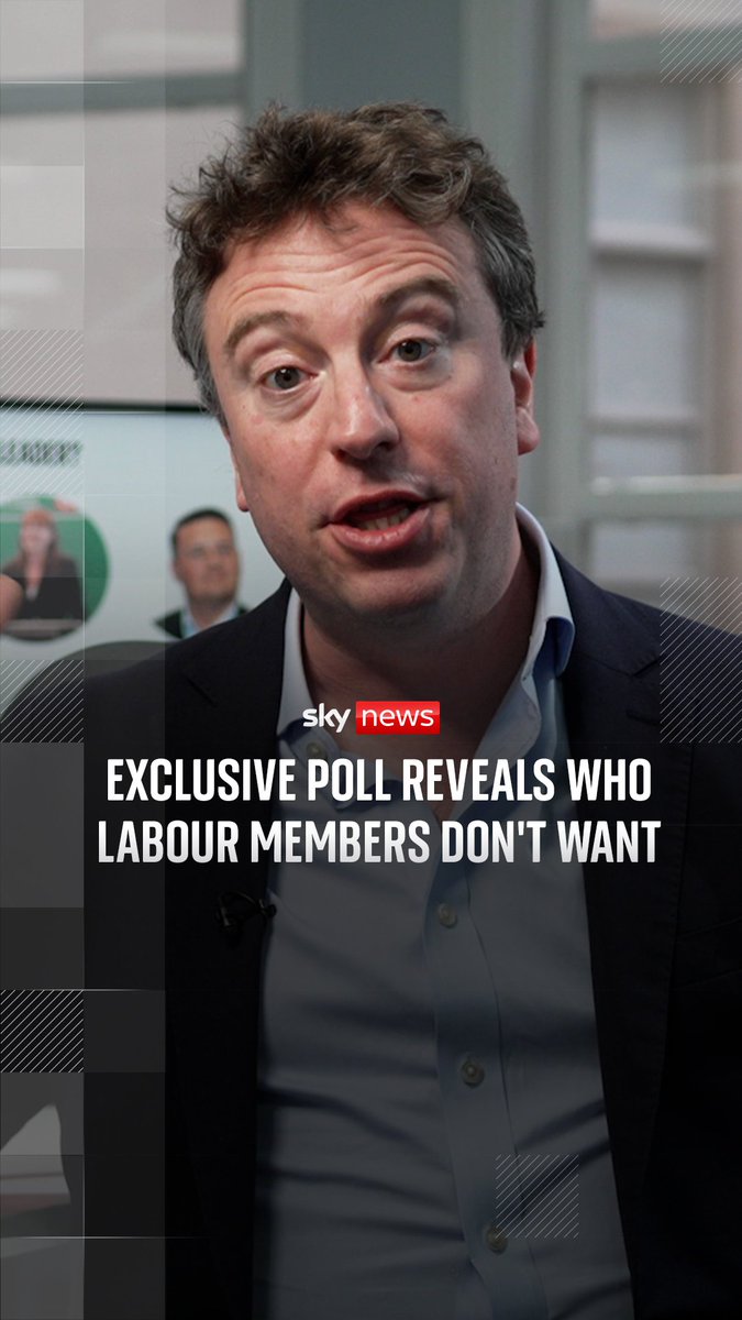 Andy Burnham comes out the clear winner in a potential Labour leadership contest, according to an exclusive YouGov poll of Labour members for Sky News. One candidate also comes out particularly badly, as Sam Coates Sky explains ⬇️