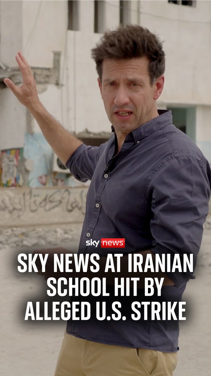 "Staff called parents to take their children home. Most didn't get here in time." Dominic Waghorn is the first international journalist to report from the Iranian city of Minab, where over 100 women and children have been buried after an alleged U.S. airstrike hit a school.
