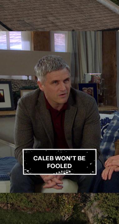 Caleb's not buying the Woolpack or Charity's story. #Emmerdale