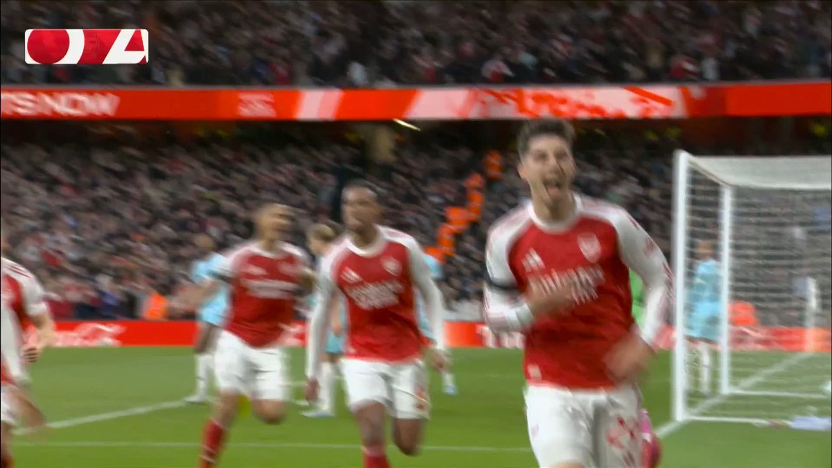 Kai Havertz heads home for Arsenal! 🔴
