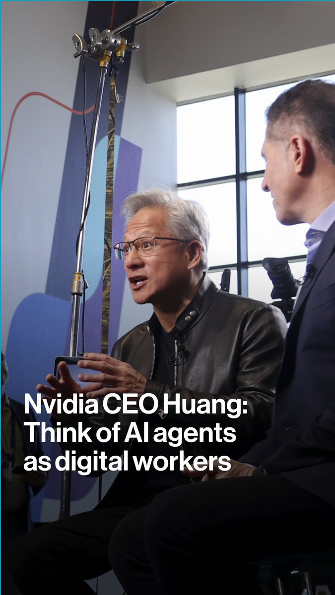 $NVDA CEO Jensen Huang and $DELL CEO Michael Dell discussed the biggest AI supply chain constraint right now. They also broke down the future of AI agents as digital workers inside the enterprise.