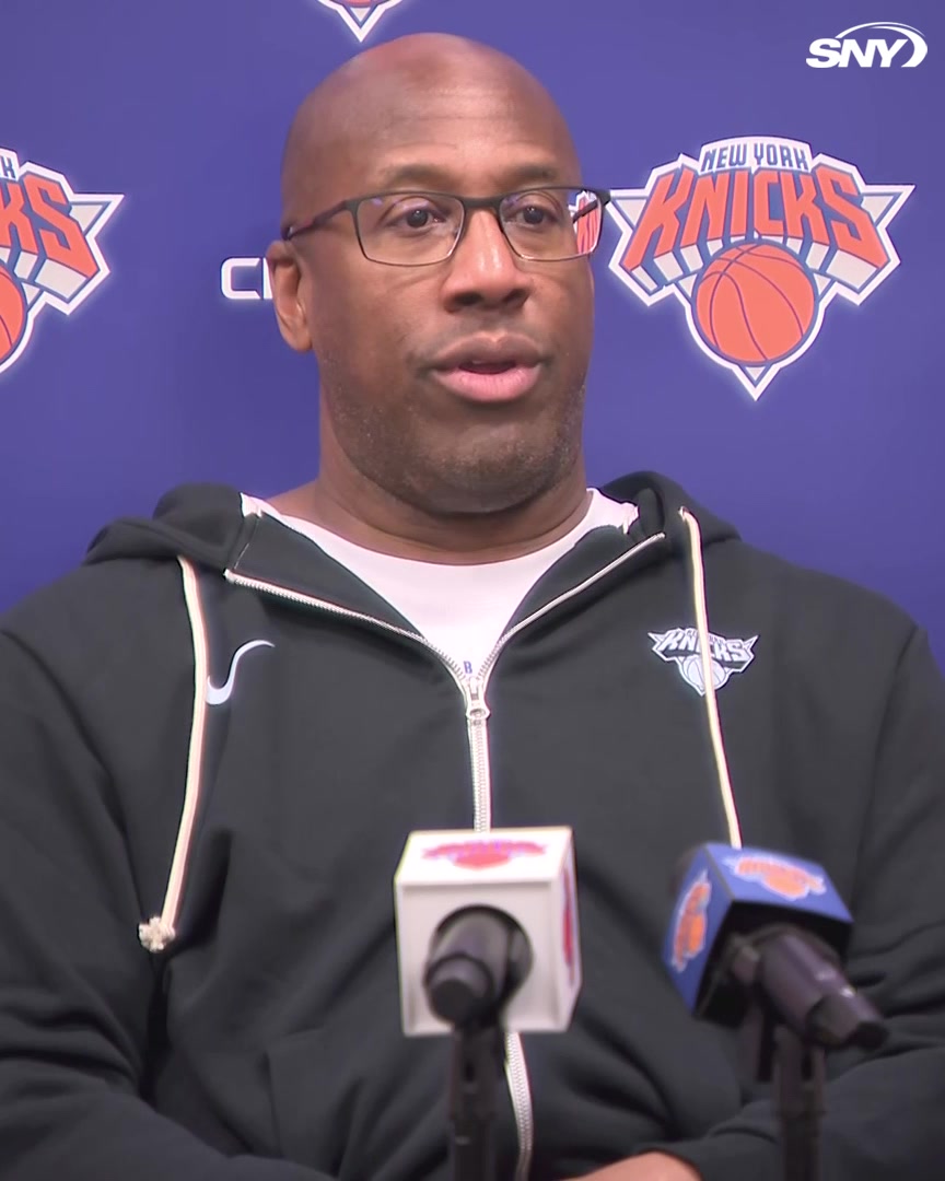 Mike Brown on how a Game 1 can set the tone for a series "You always want to hit first, second, third and obviously last. Trying to do that is gonna be big. We've talked about it before with the starts of our games. Our guys have done a better job in the playoffs"
