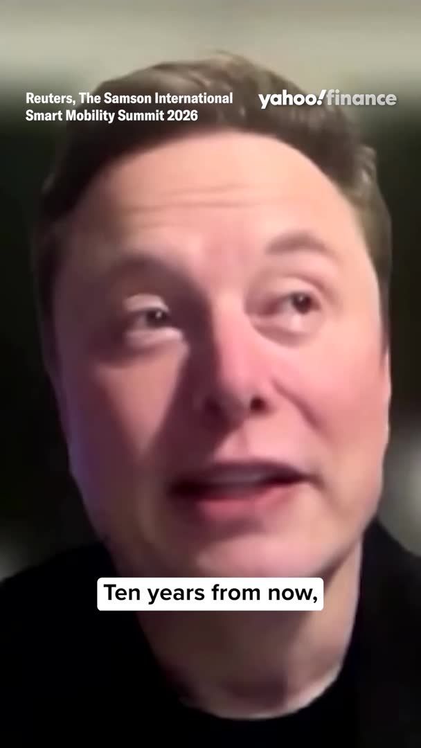 Musk: "10 years from now, probably 90% of all distance driven will be driven by AI in a self-driving car."