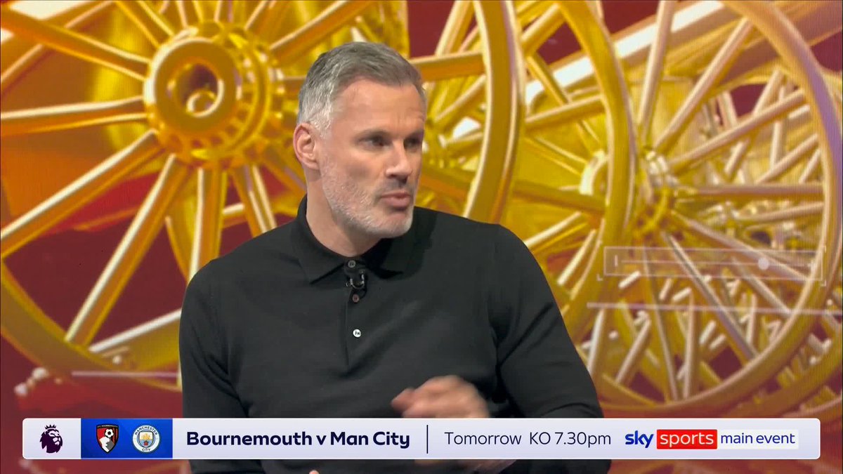"I think the nerves will really kick in with Arsenal this week" Jamie Carragher says the Gunners will feel the pressure if Man City pick up points against Bournemouth.