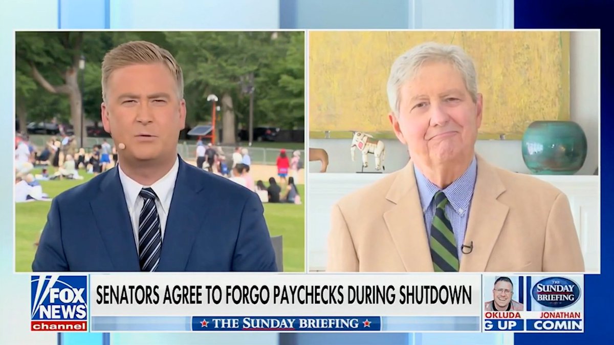It took three times to get my common sense resolution stopping senators’ pay during government shutdowns through the Senate. It’s a critical first step in ensuring that every senator has some skin in the game when they shut down the country. It’s called shared sacrifice.