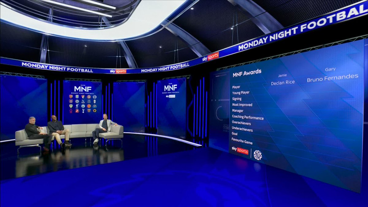 Patrick Vieira reacts to Jamie Carragher &amp; Gary Neville's Monday Night Football award picks 👀