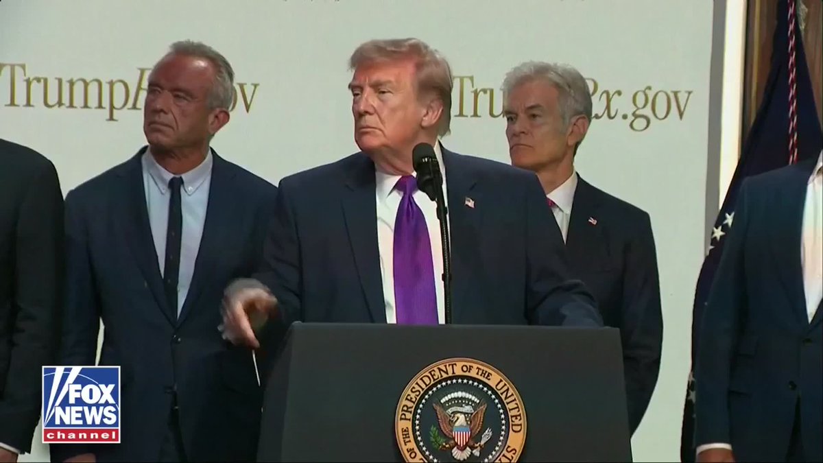 “He made a mistake. It was a big mistake.” President Trump jokes about Mark Cuban previously backing Kamala Harris as the two appear together at a healthcare affordability event focused on lowering prescription drug costs. Trump says Cuban joined the effort because “this is something that really works,” adding that he plans to expand access to cheaper medications through major distribution networks including Amazon. “I have a lot of respect for Mark, frankly, and I always have.”