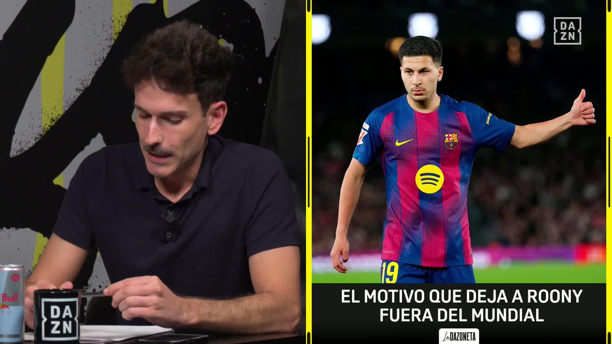 😳 El motivo que deja a Roony Bardghji fuera del Mundial