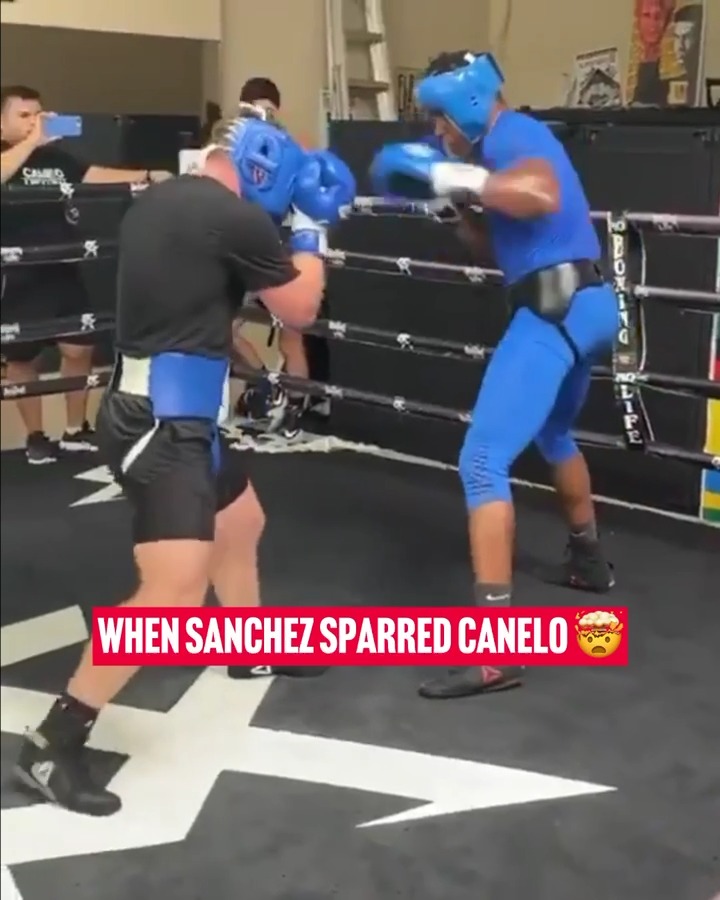 When Frank Sanchez sparred with Canelo Alvarez 👀 Sanchez returns to action against Richard Torrez Jr this Saturday ⚡ Glory in Giza | May 23rd | LIVE on DAZN 🥊