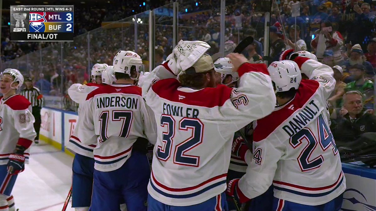 ALEX NEWHOOK IS THE GAME 7 OT HERO FOR MONTREAL 😱 CANADIENS ADVANCE TO THE EASTERN CONFERENCE FINALS 🔥