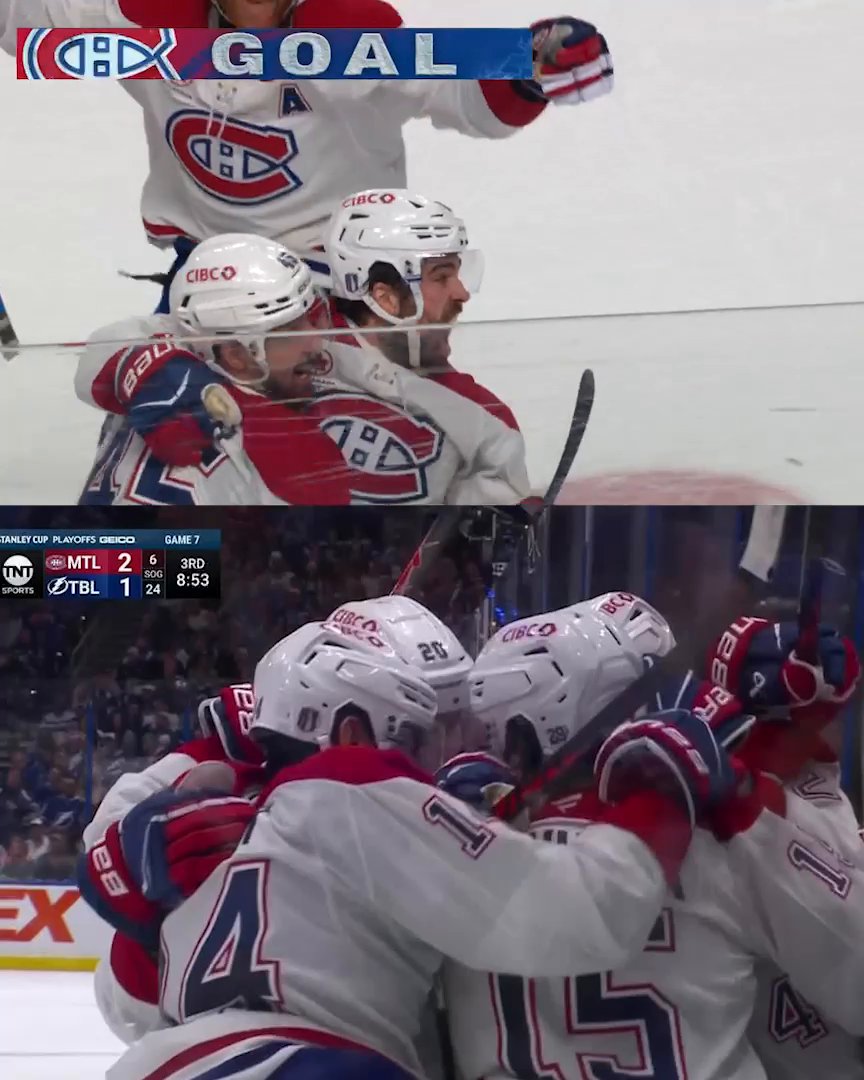 Alex Newhook has the clutch gene 😮‍💨 He scored both of the Game 7 game-winning goals for the Canadiens this postseason 🔥