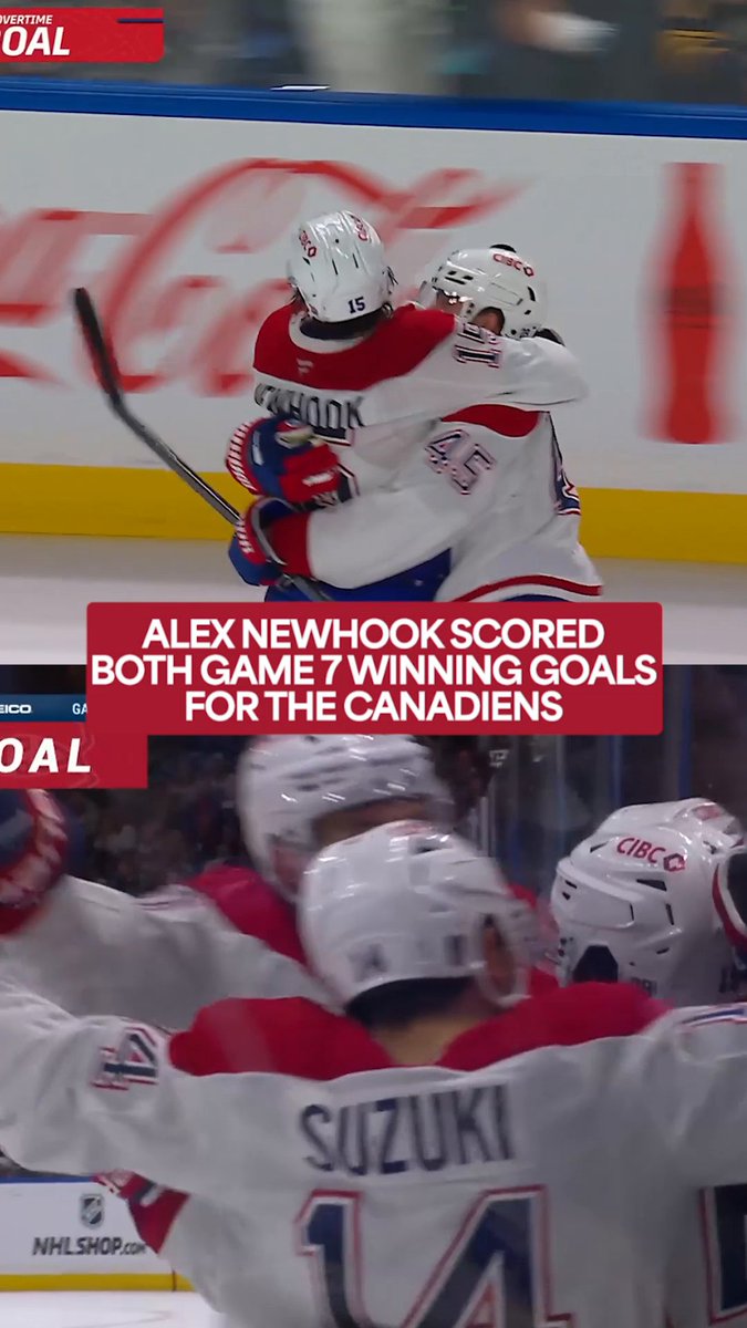 So nice, Alex Newhook did it twice! ✌️ #Game7 #StanleyCup