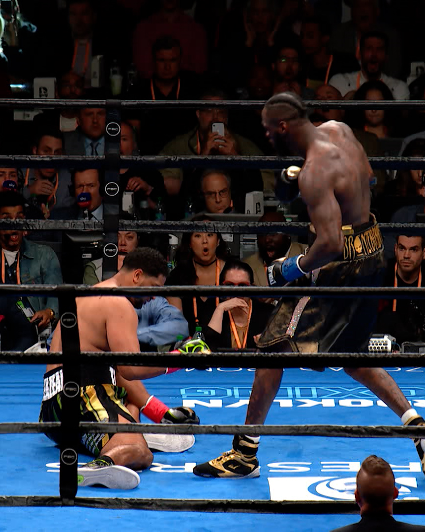 Seven years to the day Deontay Wilder detonated a nuke in Brooklyn. 😳 📺 Watch #WilderBreazeale for today's PBC Fight Anniversary: