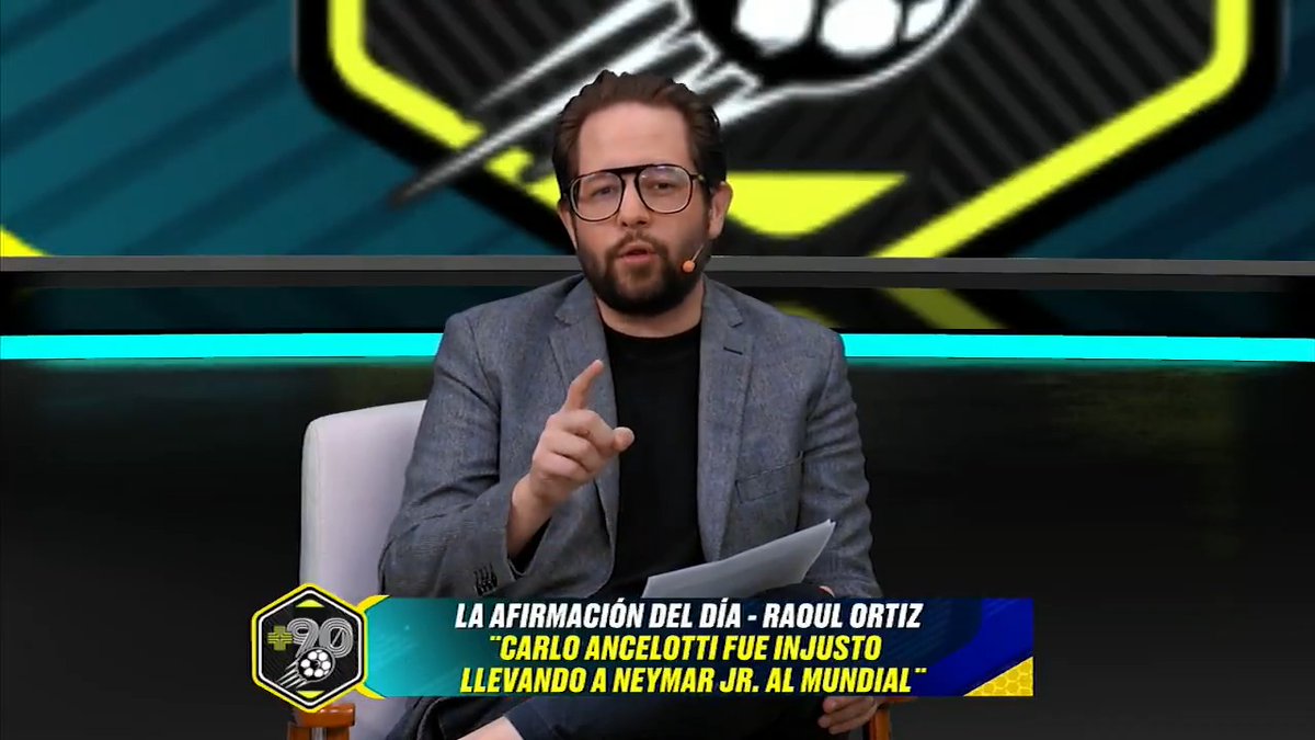 "CARLO ANCELOTTI SE HA EQUIVOCADO CON LA CONVOCATORIA DE NEYMAR. HA SUCUMBIDO ANTE LA PRESIÓN DE LOS MEDIOS" 😱💥 Raoul Ortiz 🐥 fue contundente sobre la convocatoria de Neymar al Mundial "ESTA SELECCIÓN LA TENÍA QUE COMANDAR VINICIUS" 👀 #90xFSMX