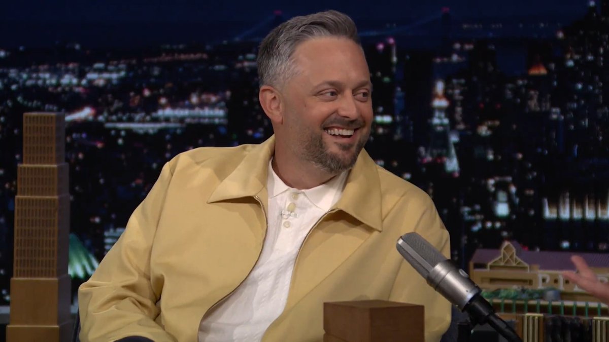 .Nate Bargatze gifts Jimmy a custom watch to commemorate their shows together at MSG 🥹 #FallonTonight