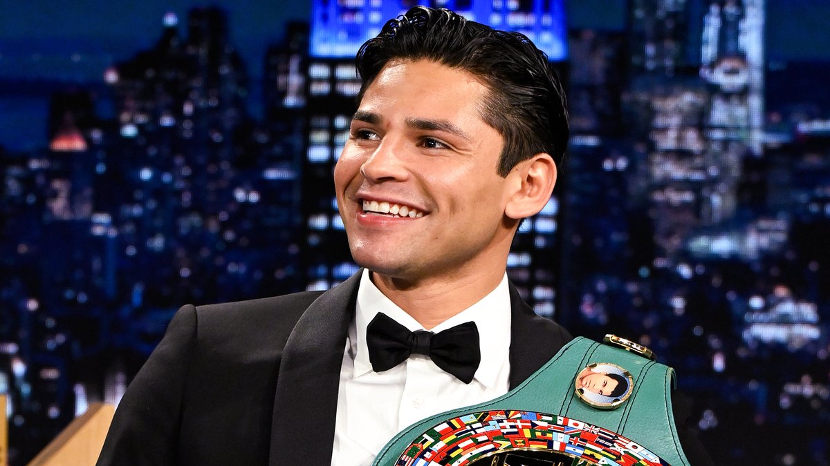 .RYAN GARCIA is geared up and ready to fight Conor Benn 👀 #FallonTonight
