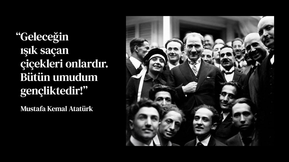 Atatürk’ün gençliğe duyduğu güven, bugün fikirleriyle, azimleriyle ve hayalleriyle geleceği kuran gençlerde yaşamaya devam ediyor. 19 Mayıs Atatürk’ü Anma, Gençlik ve Spor Bayramımız kutlu olsun.