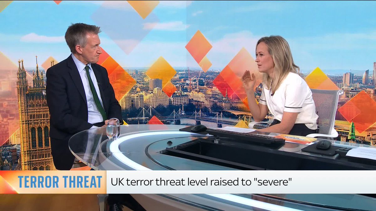 🗣️ "Do you think we as a nation have been too timid in acting against antisemitism?" - Sophy Ridge 🗣️ "I think that is a very fair challenge, yes, I think that we have" - Security minister, Dan Jarvis MP