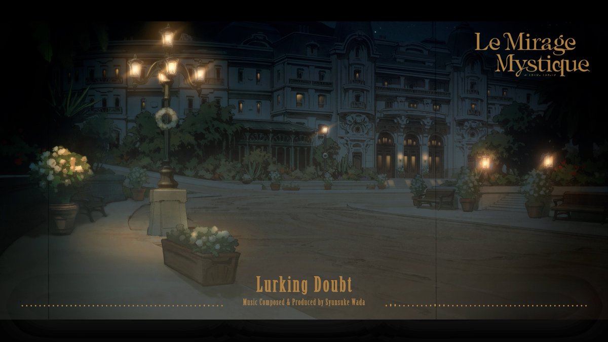 𓇬BGM紹介➋𓇬 Nintendo Switch用ソフト『Le Mirage Mystique』に 登場するBGMをフルサイズ公開 ♪Lurking Doubt Music Composed by 和田俊輔 ▼YouTube版 #ミラミス