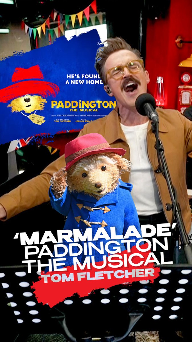 The FIRST time Tom Fletcher has performed his song Marmalade from Paddington The Musical live 🥹🐻🍊 The cast recording from the sell out West End musical hits shelves on the 22nd 💿 Watch the full performance on TFI Unplugged this Friday from 11pm on Channel 4 or on YouTube 📺