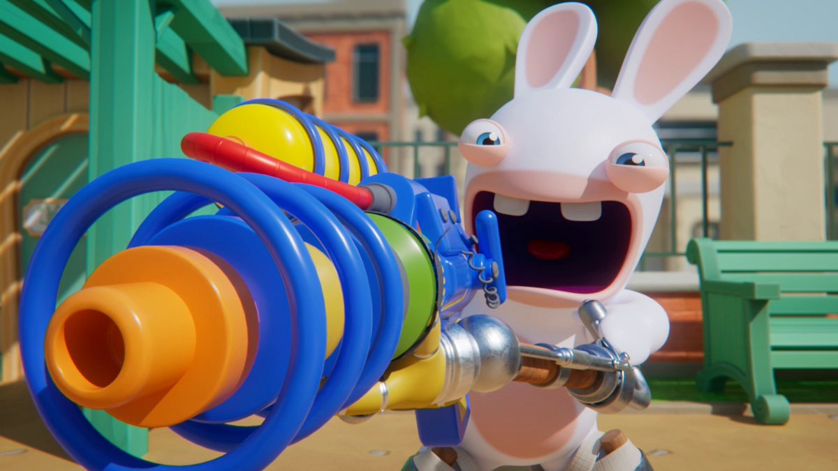 🫟 Les Lapins Crétins entrent dans l'arène... armés de peinture. Qu’est-ce qui pourrait mal tourner ? The Lapins Crétins : Color Chaos arrive chez EVA le 20 mai ! Réservez votre session dès maintenant sur !