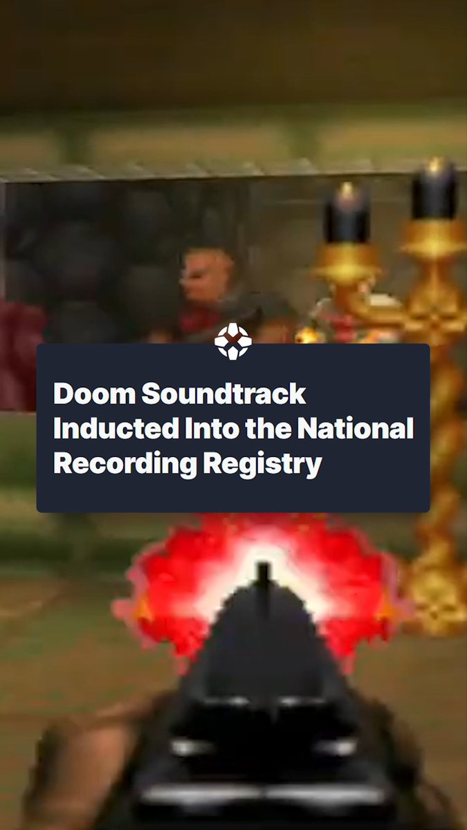 The soundtrack of the original 1993 Doom has been inducted into the National Recording Registry. #Doom