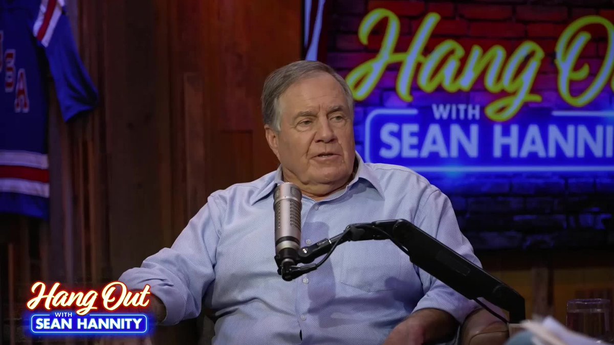 “We’re very much trying to run an NFL model.” Bill Belichick explains on "Hang Out With Sean Hannity" why he left the NFL for North Carolina, saying he always wanted to coach in college but never had the opportunity until UNC came calling. Belichick says the program is being rebuilt with a pro-style structure — complete with a general manager, scouting department, player development system, strength program, and recruiting operation modeled after the NFL. At one point, he says the goal is bigger than just wins: helping players develop into future NFL talent while turning UNC into what many fans believe it “should be” as a football program. You can watch the full interview Tuesday at 10am eastern. | Sean Hannity 🇺🇸
