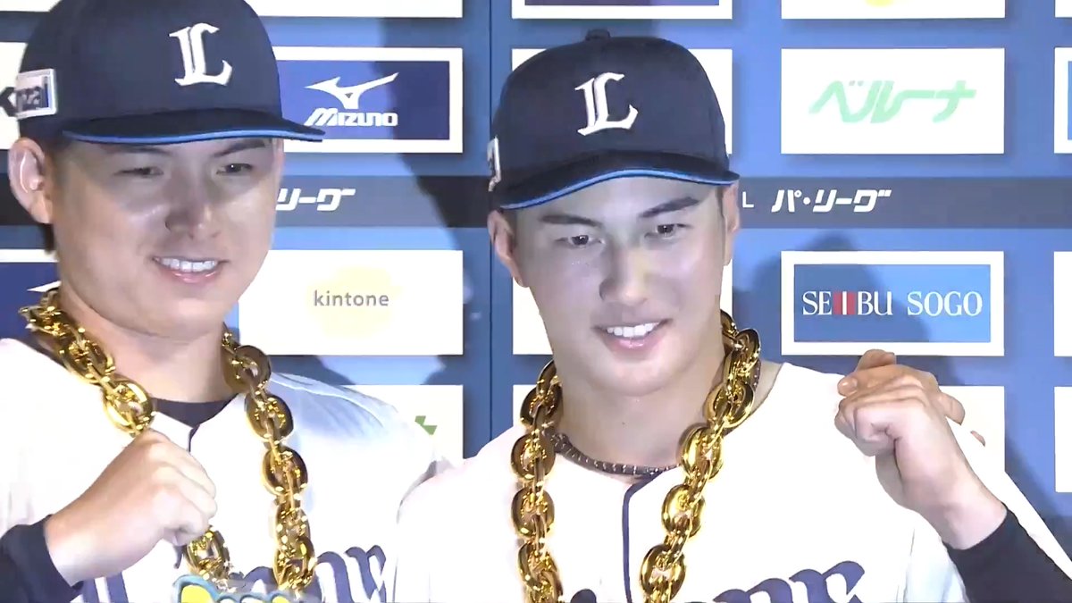 / 5/19 ヒーローインタビュー⚾️ \ 埼玉西武 武内夏暉 投手 長谷川信哉 選手✨ 👇スマホ・テレビで試合観戦!