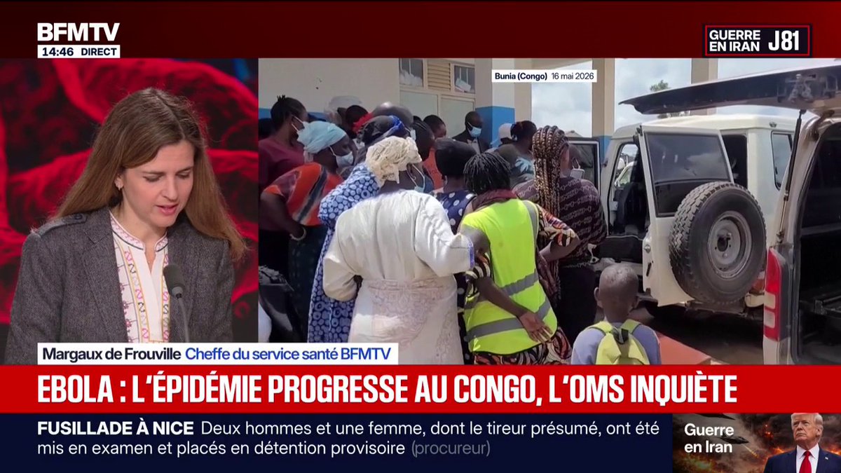 Ebola: le directeur de l'OMS se dit "profondément préoccupé par l'ampleur et la rapidité" de l'épidémie en RDC