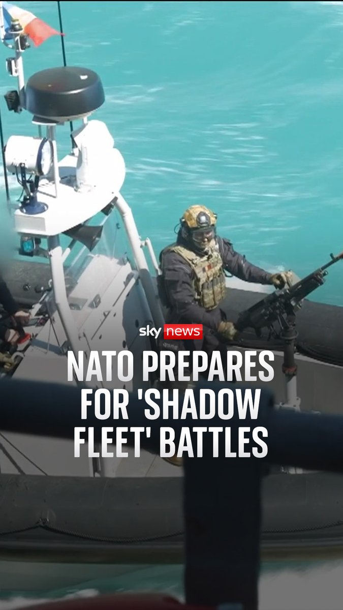 Sky's Deborah Haynes joins a NATO exercise to take over a suspected 'shadow fleet' vessel.