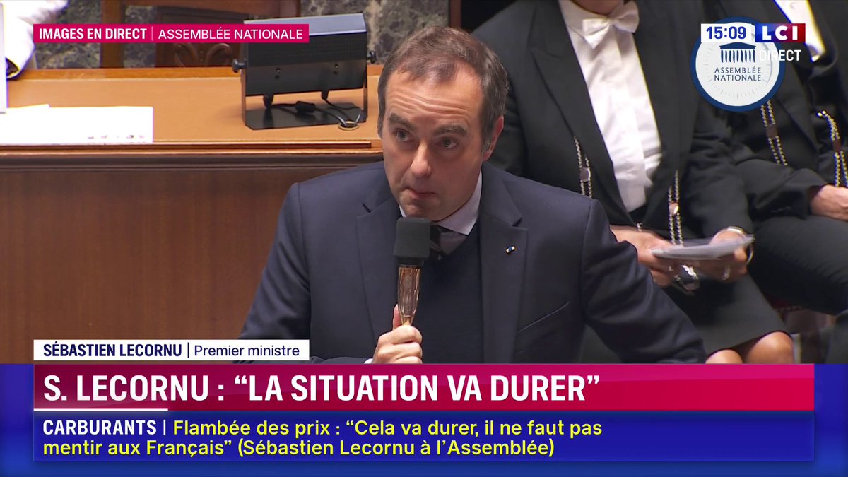 🔴 "Même quand un sujet est grave, vous allez chercher la querelle et le désordre", lance Sébastien Lecornu aux députés LFI à l'Assemblée