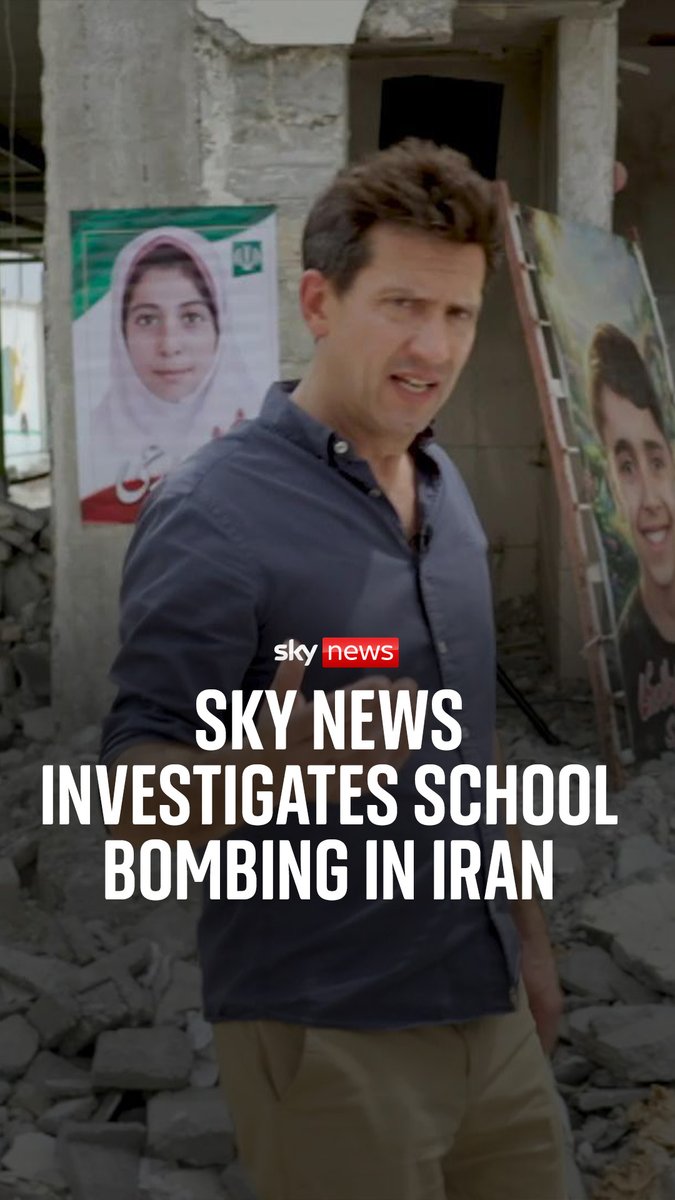 Sky's Dominic Waghorn reports from Minab, Iran where more than a hundred women and children died when precision-guided missiles hit a primary school.
